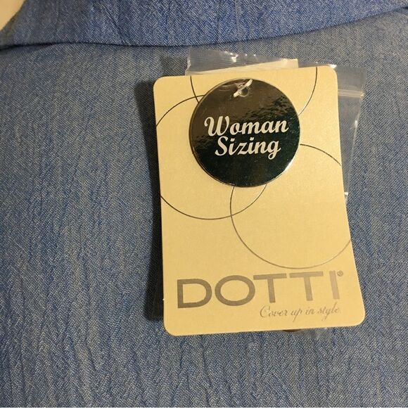 DOTTI NWT Swim Cover-Up Shirt Dress Size 1X - Picture 10 of 10